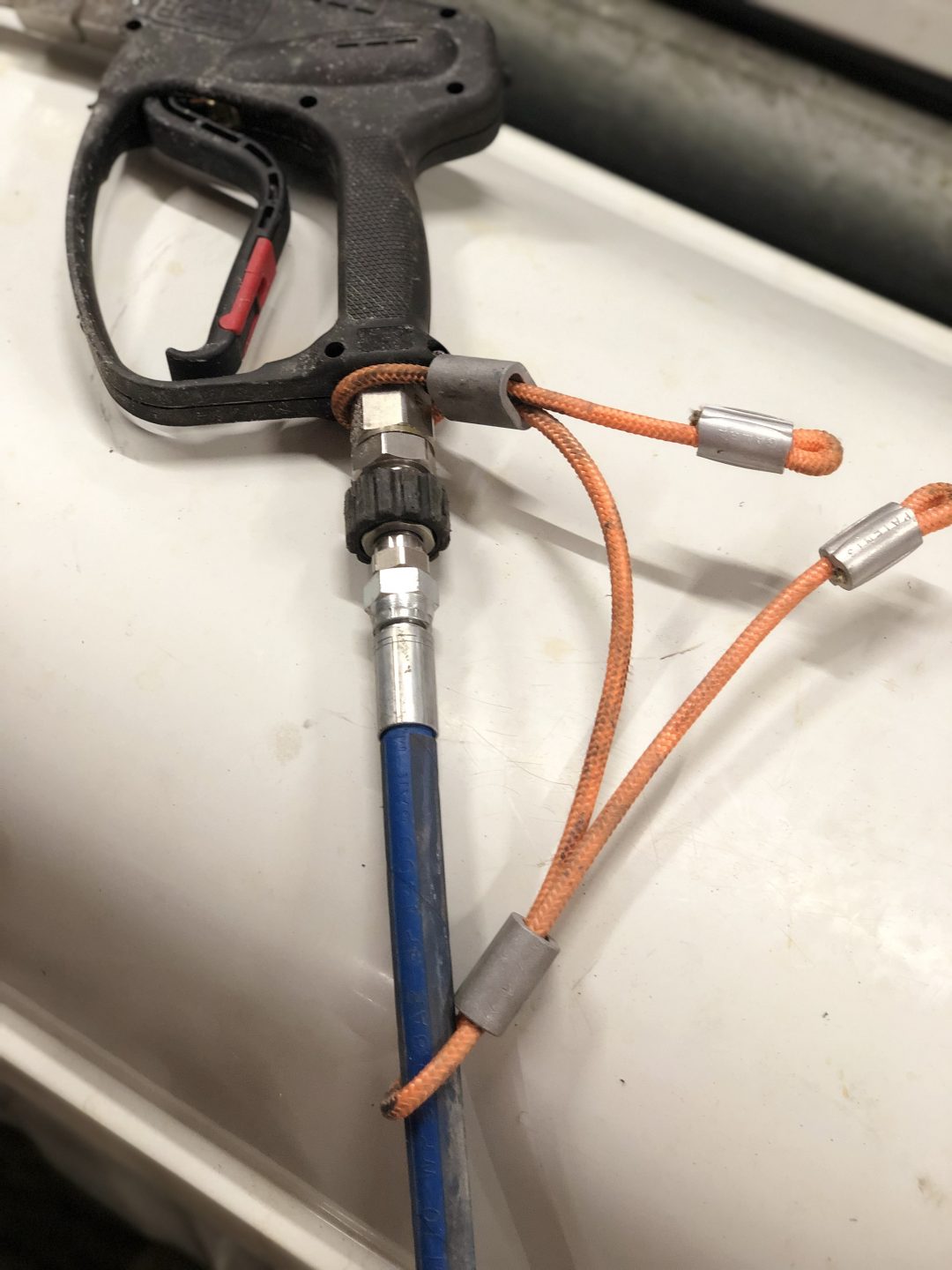 Hydroblast now supply new style Whip Checks using Steel Wire