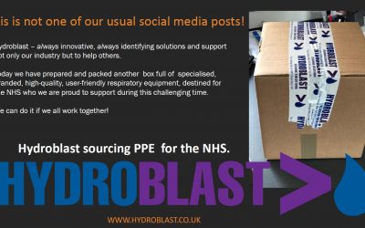 Hydroblast Sources PPE for NHS & Latest Update