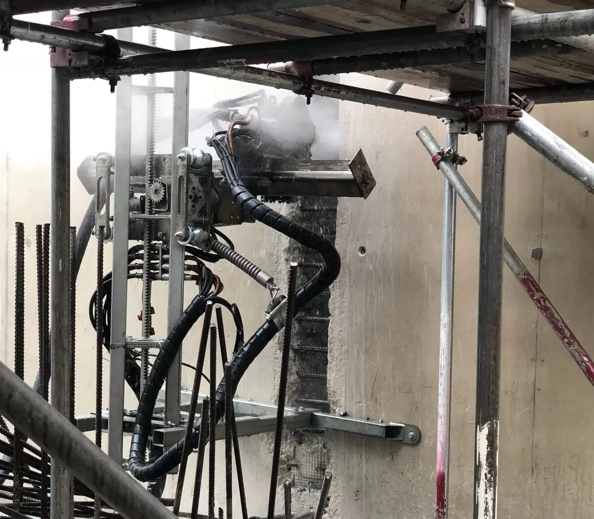 robotic hydrodemolition preparation